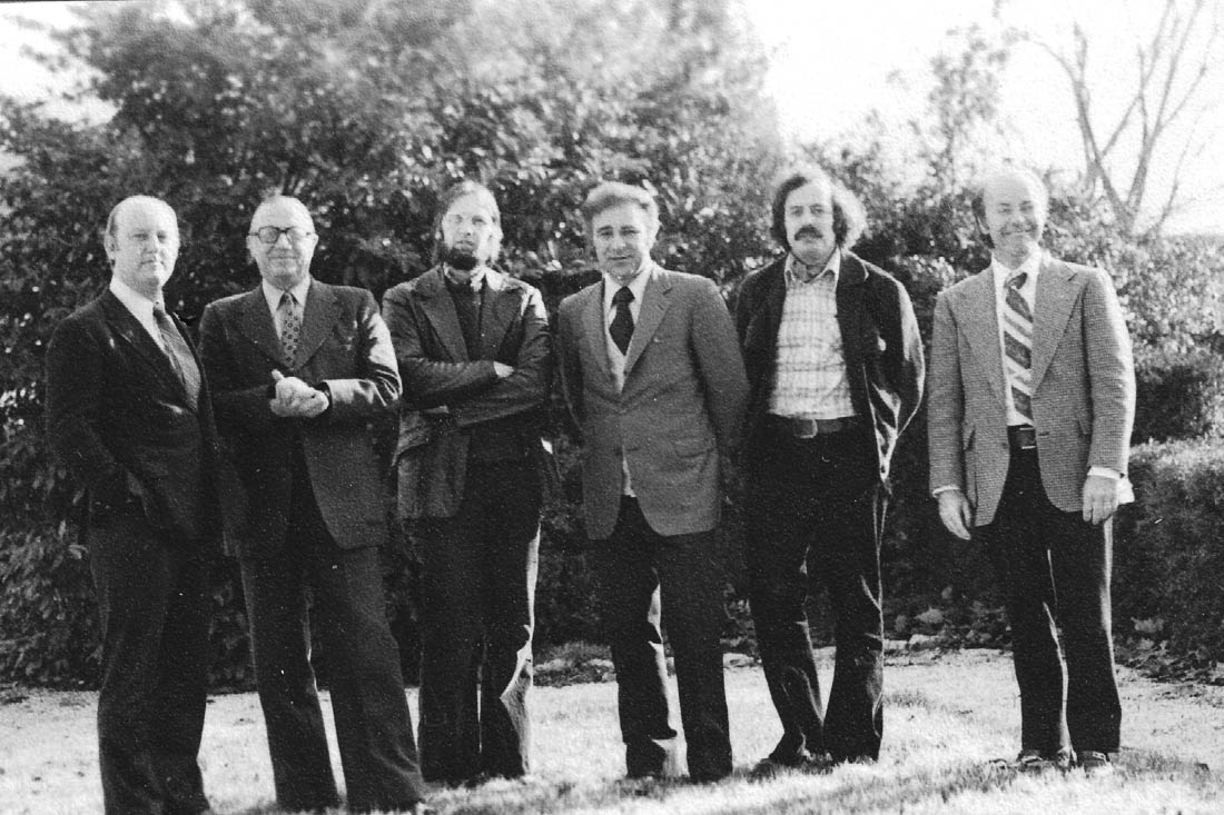Original professors of faculté Jean Calvin in Aix-en-Provence: Peter Jones, Pierre Courthial, Paul Wells, Eugene Boyer, Pierre Berthoud, and Gerald Boyer. Original professors of faculté Jean Calvin in Aix-en-Provence: Peter Jones, Pierre Courthial, Paul Wells, Eugene Boyer, Pierre Berthoud, and Gerald Boyer.