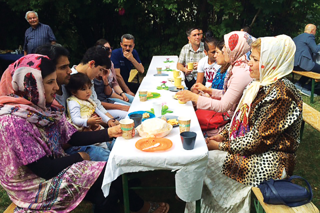 The church actively reached out to minister to refugees. The church actively reached out to minister to refugees.